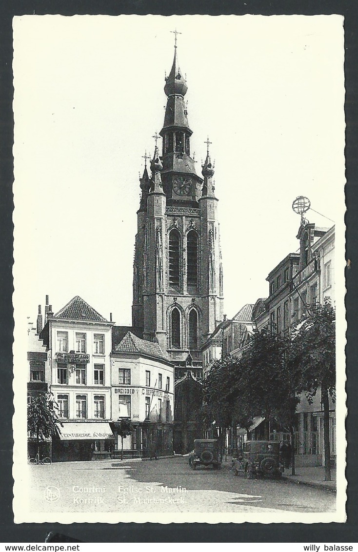 +++ CPA - COURTRAI - KORTRIJK - Eglise St Martin Kerk - Nels Photothill   // - Kortrijk