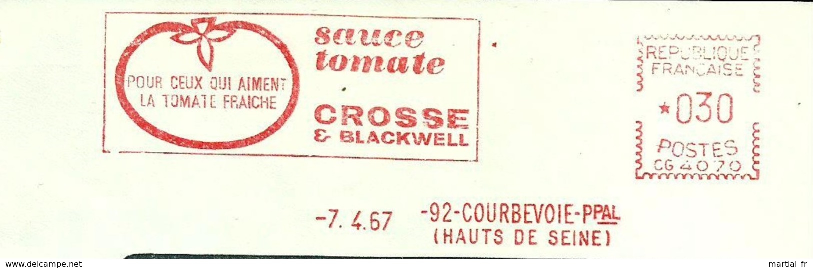 FRANCE SAUCE TOMATE CROSSE COURBEVOIE ALIMENTATION TOMATO Aliment Alimentation TOMATENSAUS SALSA DI POMODORO MOLHO - Ernährung