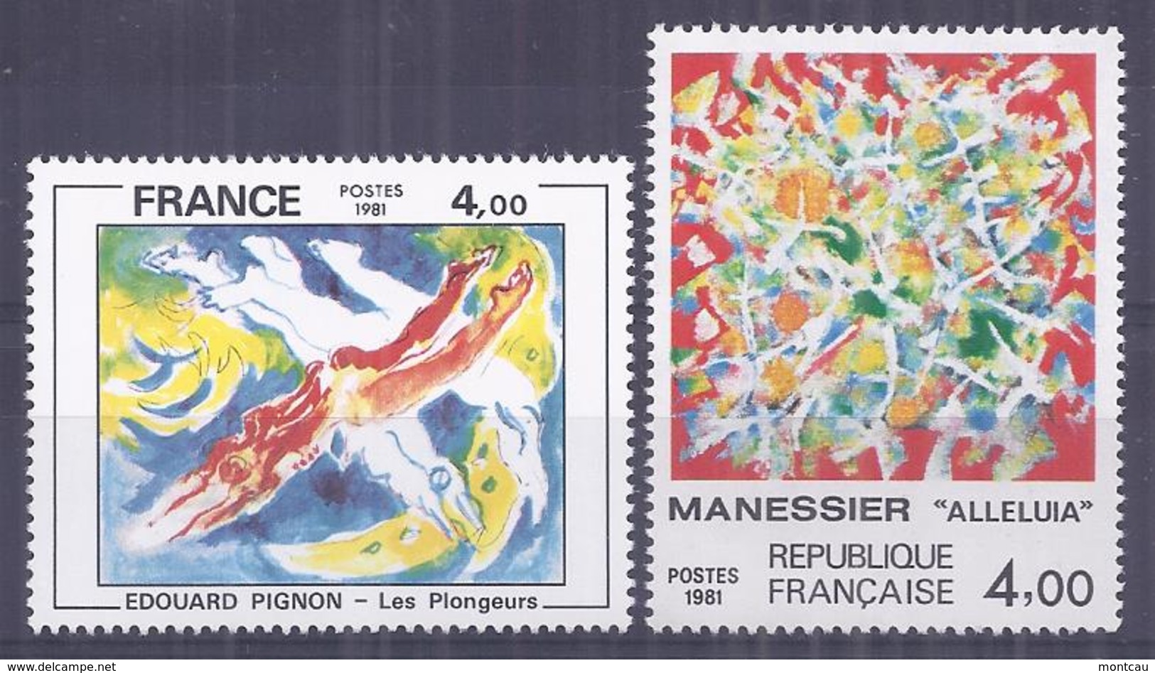 Francia 1981. YT = 2168-69 - Nuevos Sin Fijasellos (**). Creación Filatélica - Unused Stamps