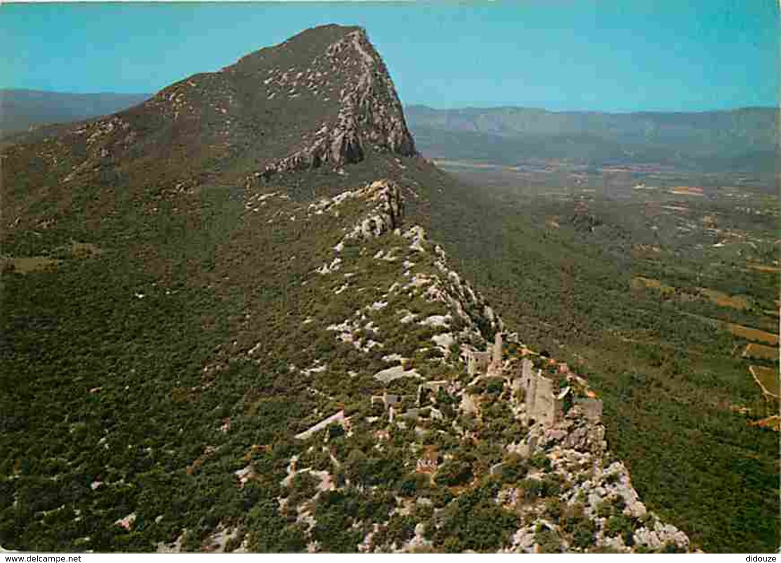 34 - Hérault - Le Pic Saint Loup - En 1er Plan Les Ruines Du Château De Montferrand Démantelé En 1698 - Voir Scans Recto - Andere & Zonder Classificatie