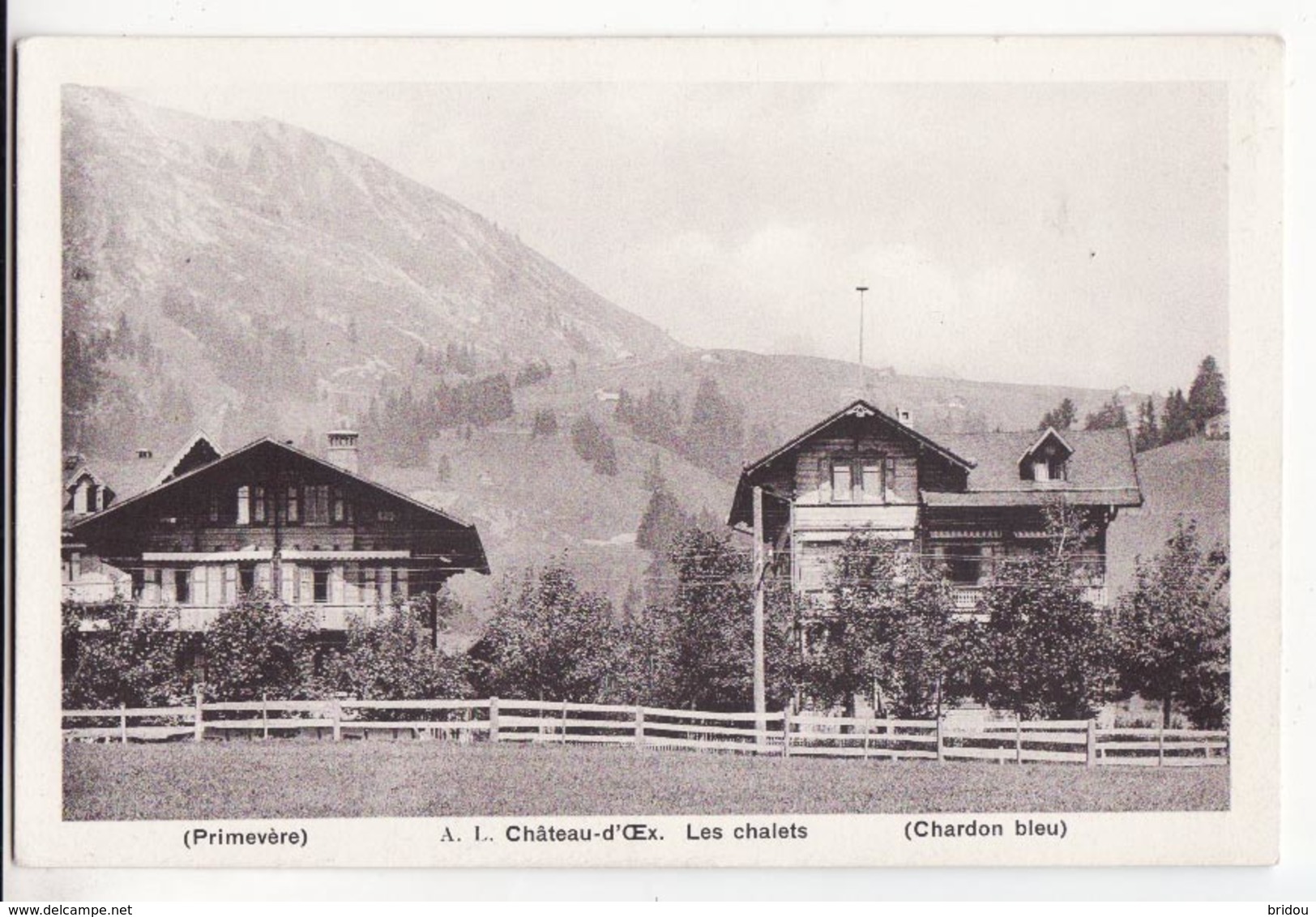 Suisse  VD   CHATEAU D'OEX   Les Chalets - Other & Unclassified