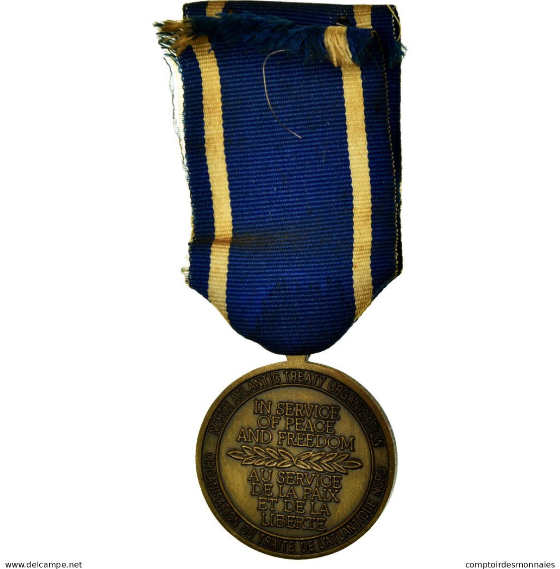 France, Organisation Du Traité De L'Atlantique Nord, Médaille, Très Bon - Autres