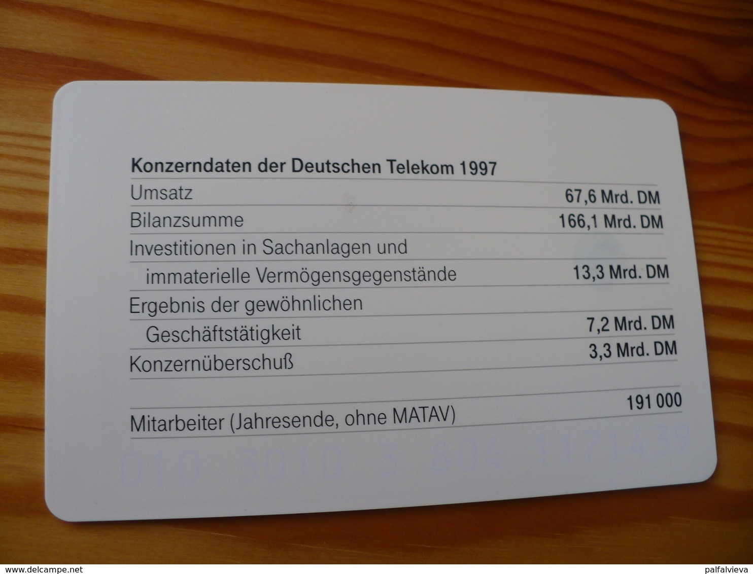 Phonecard Germany A 13 04.98 17.000 Ex. - A + AD-Serie : Pubblicitarie Della Telecom Tedesca AG