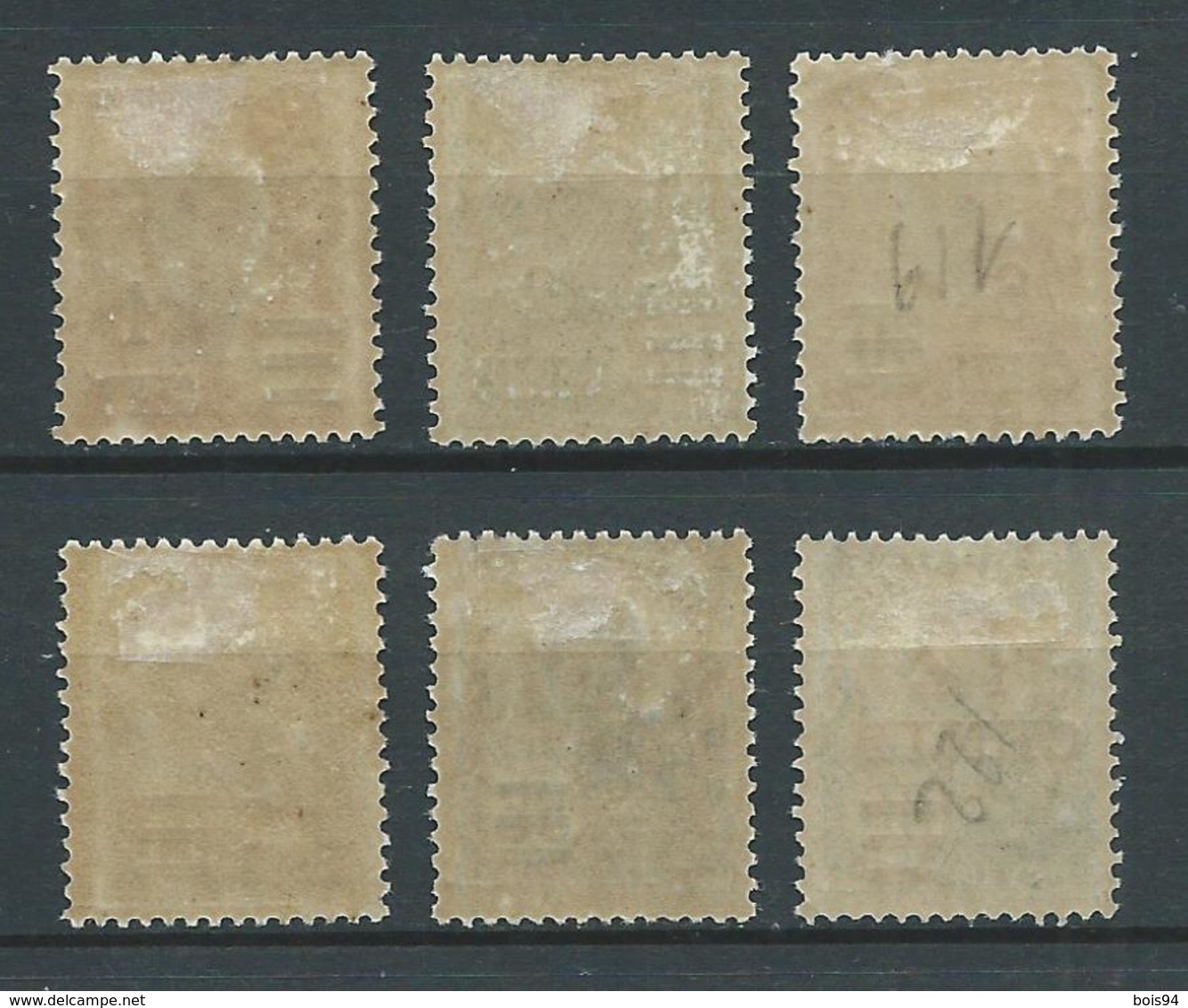 INDOCHINE 1922 . N°s 117 à 122 . Neufs * (MH) - Nuevos