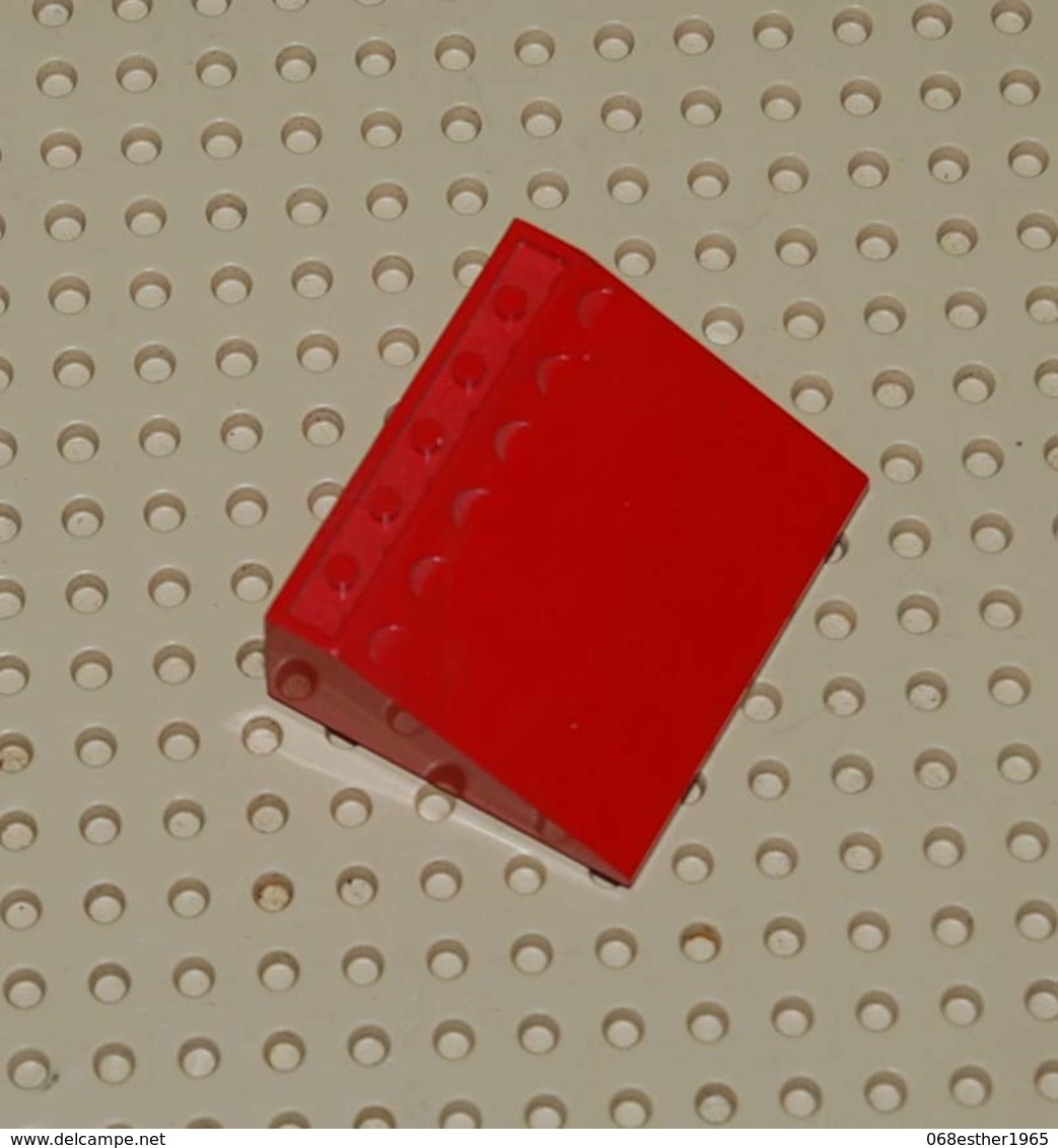 Lego Brique Pente 33 Inversé Rouge Space 5x6x2 Ref 4228 - Lego Technic