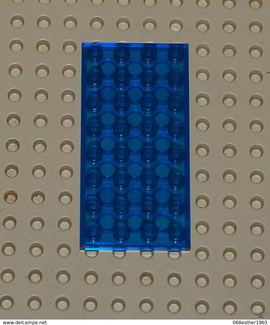 Lego Plate 4x8 Bleu Transparent Ref 3035 - Lego Technic