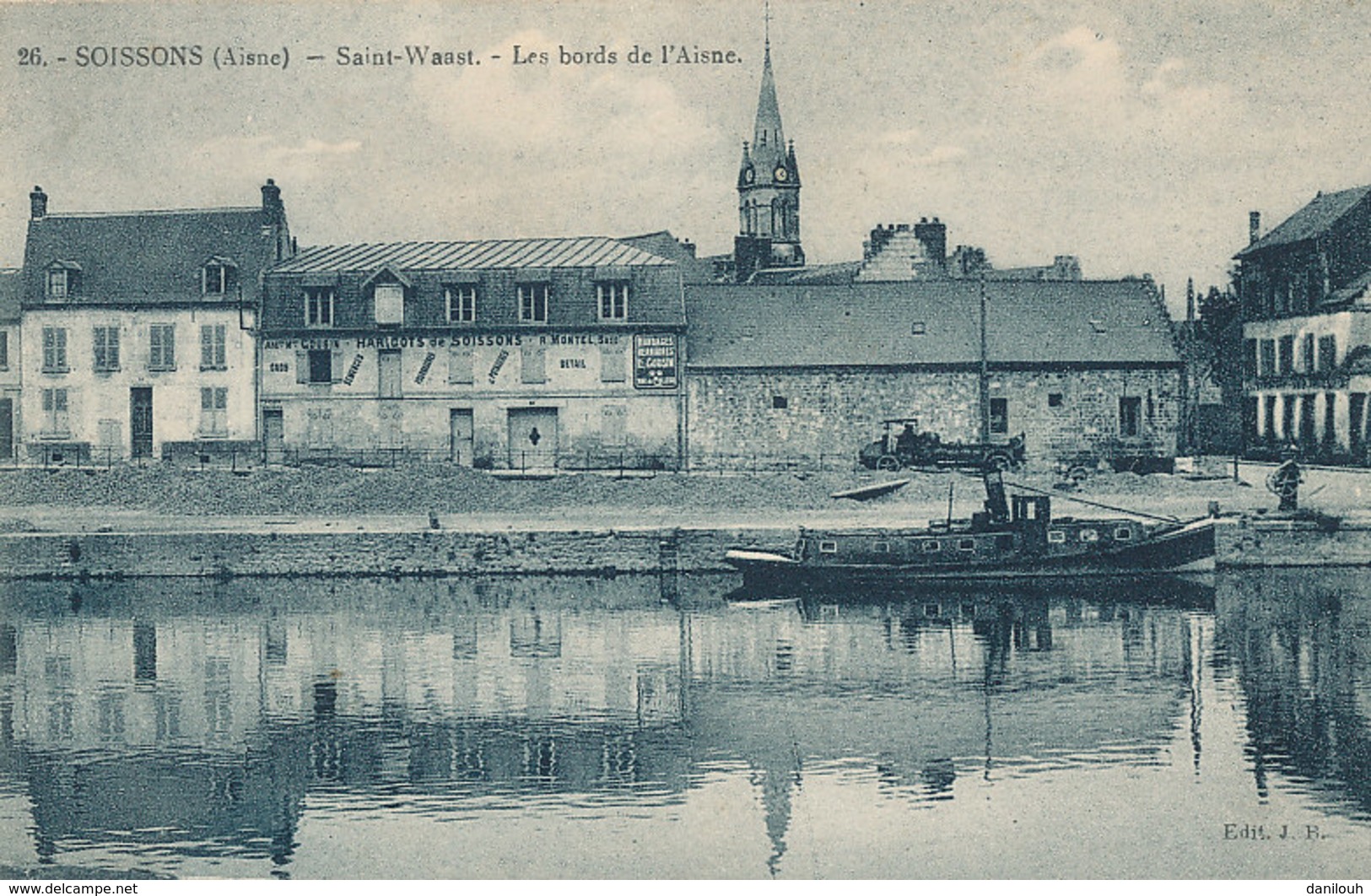 02 // SOISSONS SAINT WAAST    Les Bords De L'Aisne  26 - Soissons