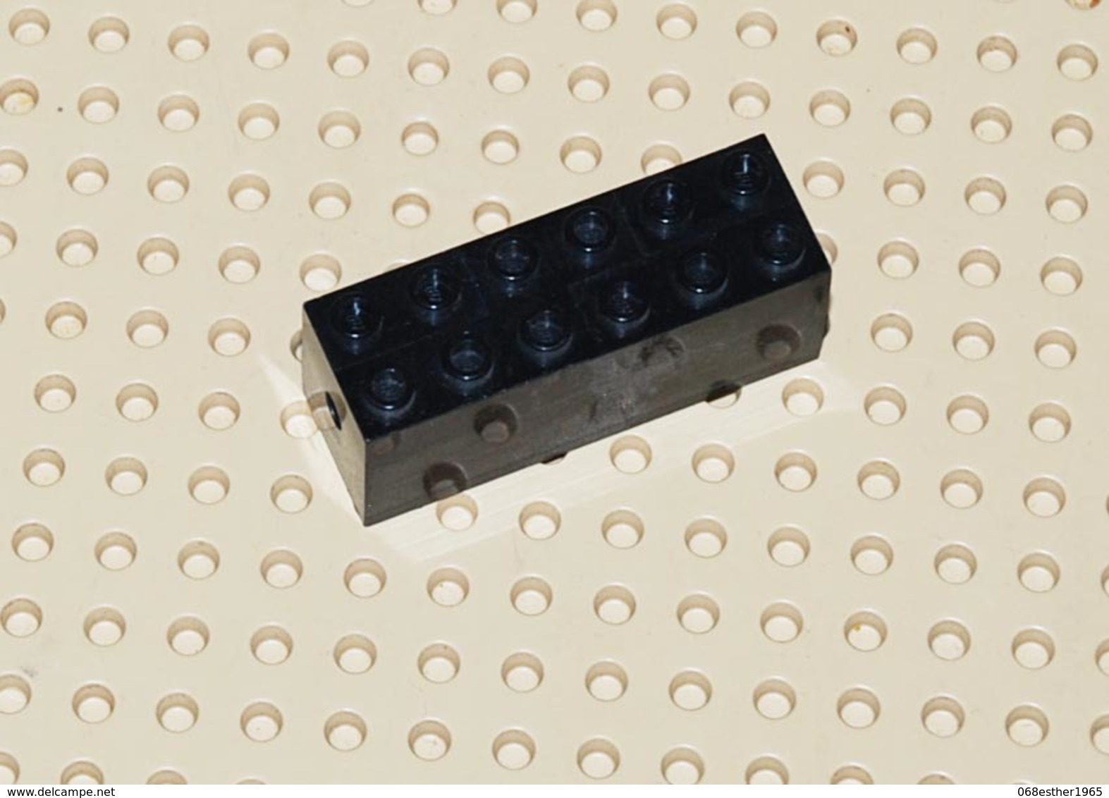 Lego Brique Poids Noir Modifie 2 X 6 X 2 Poids Ref 73090b - Lego Technic