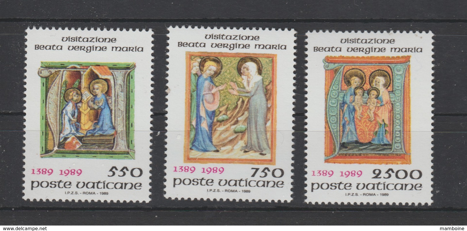 VATICAN  1989  N° 849 / 51  Neuf X X Série Compléte. - Neufs