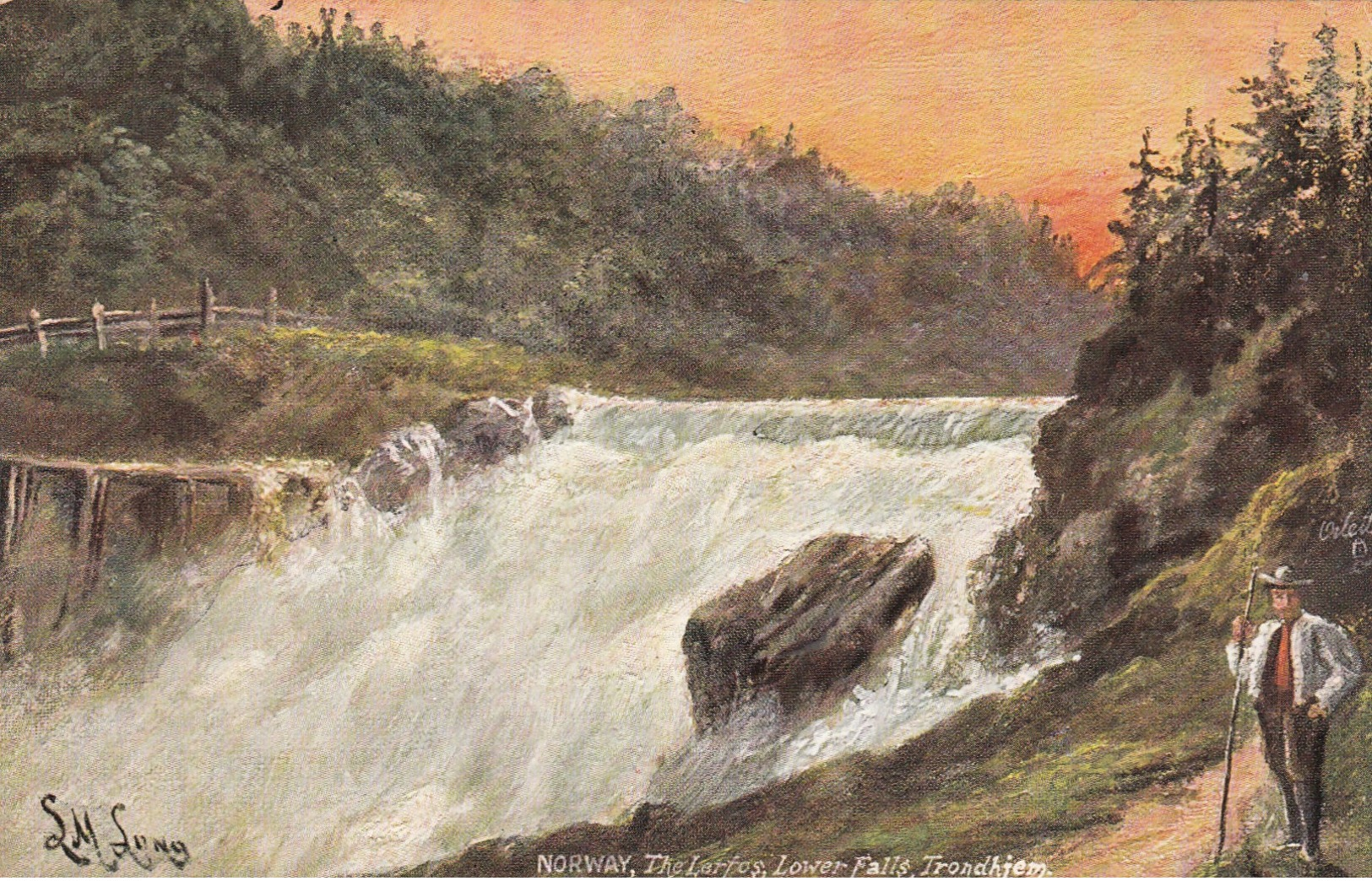 TheLerfos , Lower Falls , Norway , 00-10s ; TUCK 7745 - Norway