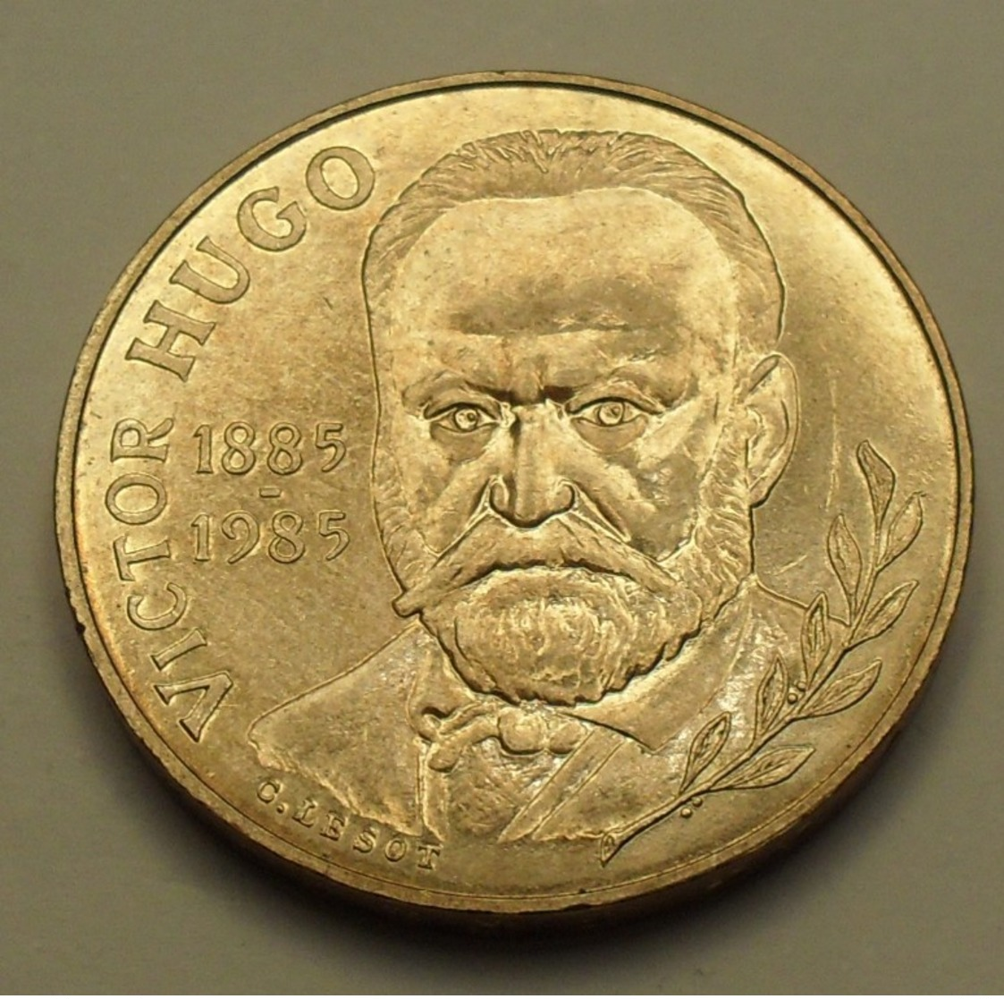 1985 - France - 10 FRANCS, Victor Hugo, Tr A, KM 956, Gad 819 - Commémoratives