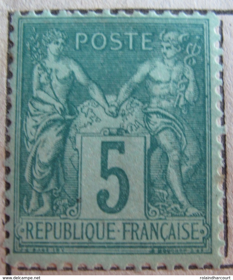 R1703/659 - SAGE TYPE II N°75 (*) Sur Bulletin D'épargne Du Ministère Des Postes - 1876-1898 Sage (Type II)