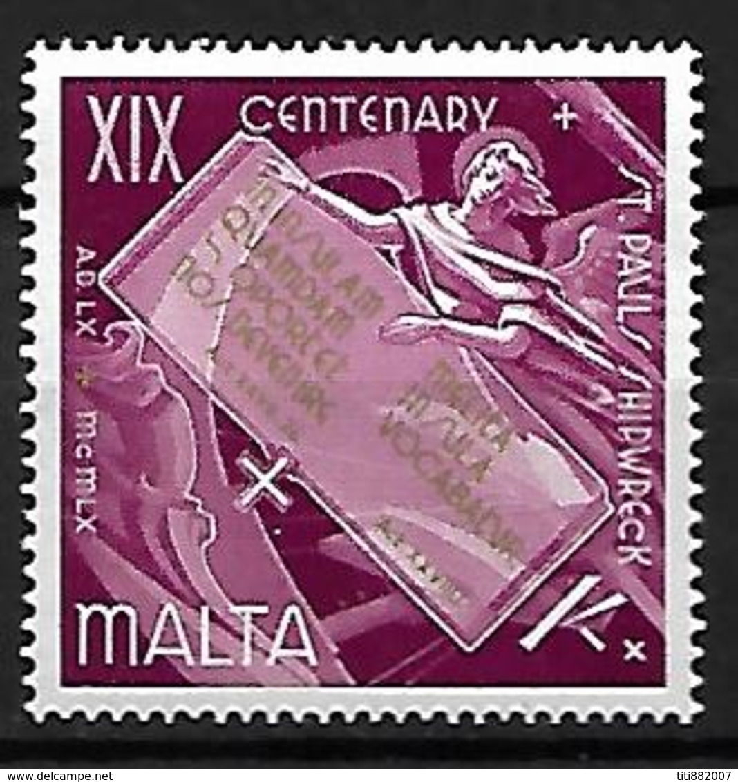 MALTE    -   1960 .   Y&T N° 272 *. - Malte (...-1964)