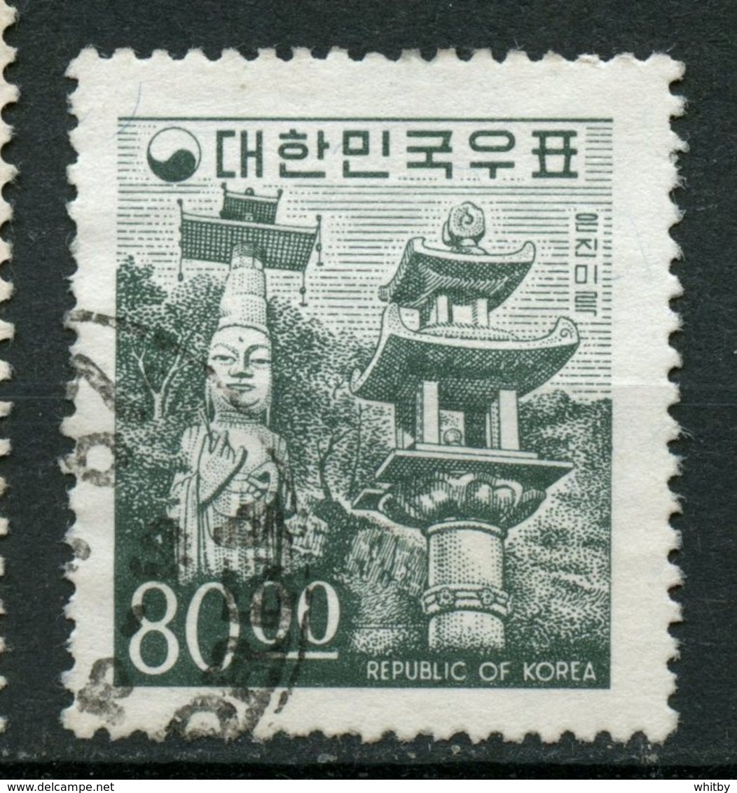 Korea 1966 80w Temple Issue #525 - Korea, South