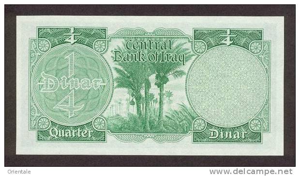 IRAQ  P. 51b 1/4 D 1959 UNC - Iraq