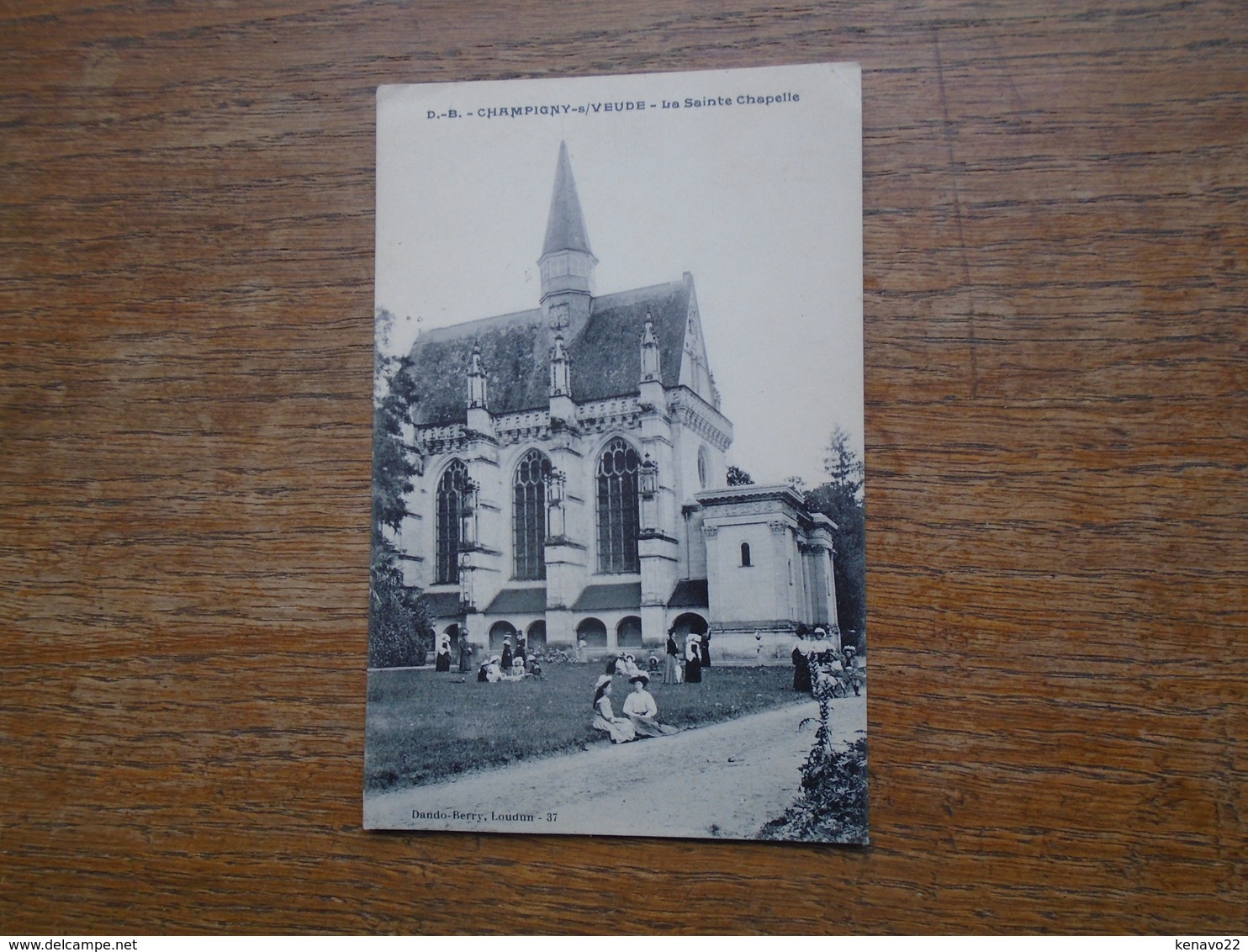 Champigny-sur-veude , La Sainte Chapelle "" Carte Animée "" - Champigny-sur-Veude