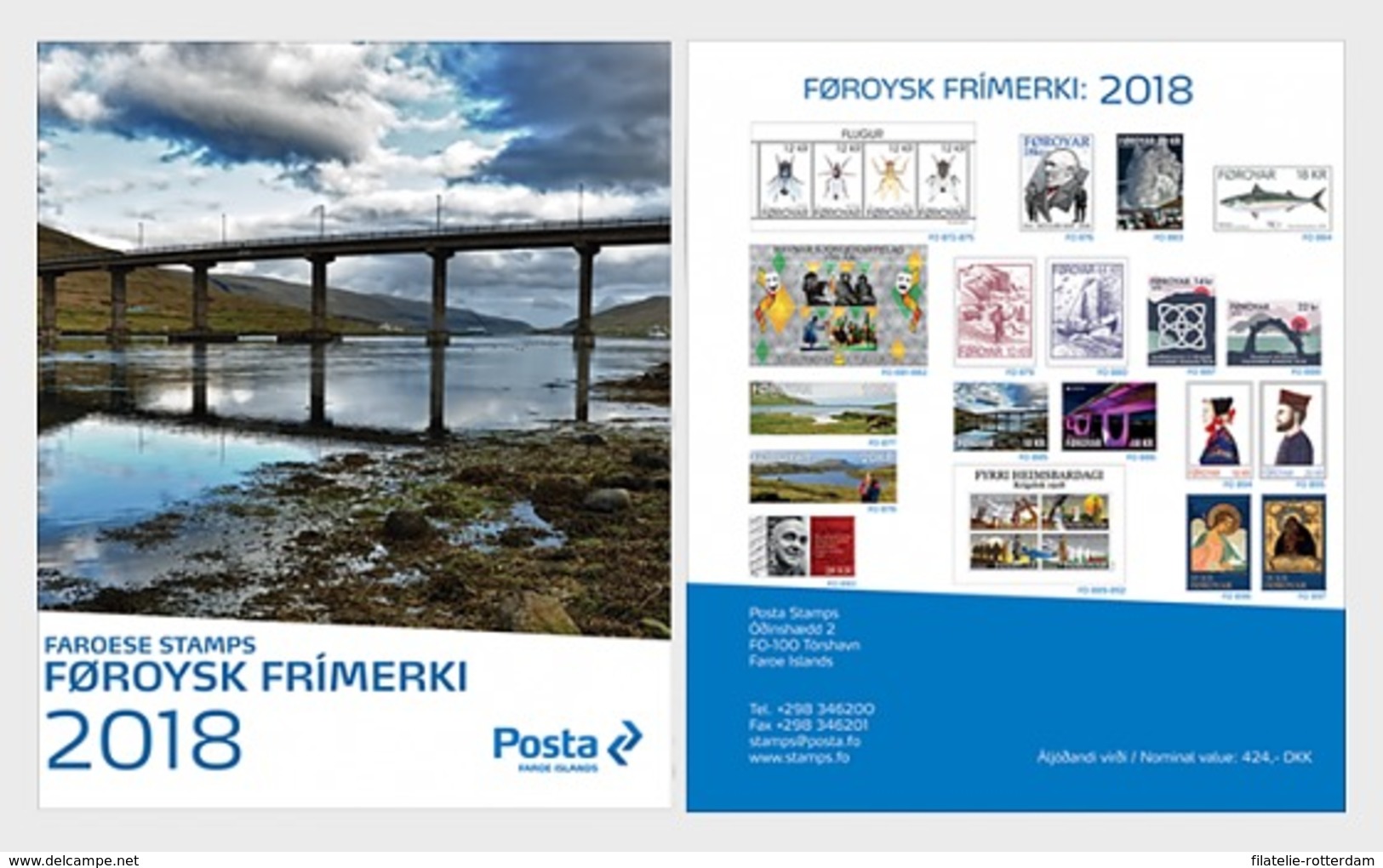 Faeroër / Faroes - Postfris / MNH - Complete Jaarset 2018 - Faeroër