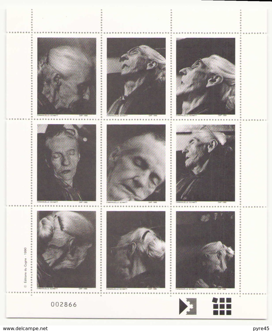 Vignettes exposition E.N.P d'Arles à Amboise septembre 1990