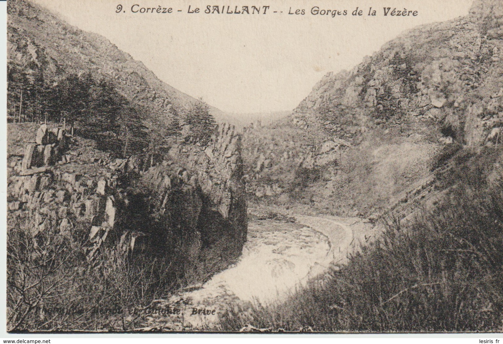 C P A - LE SAILLANT - LES GORGES DE LA VEZERE - 9 - - Autres & Non Classés