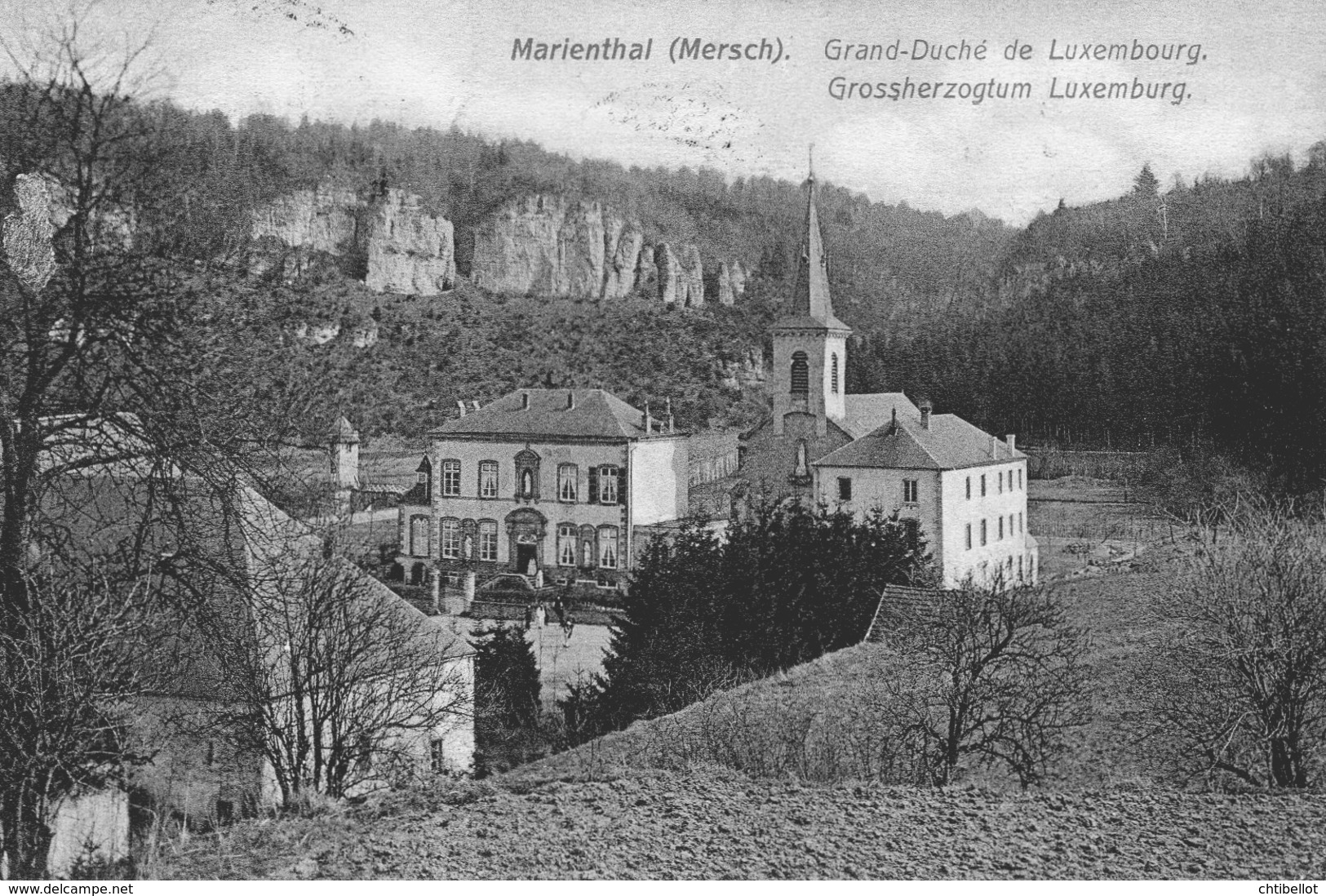 CB453	Mersch	Marienthal - Panorama		Circulée 	1908 - Autres & Non Classés