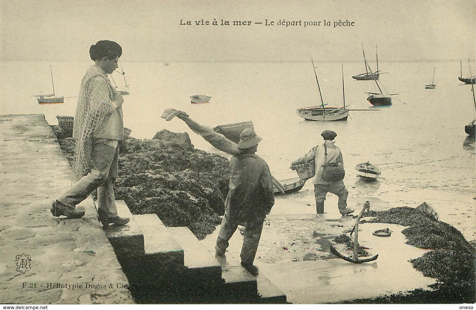 Thèmes - Lot N°393 - Pêcheurs - Pêcheuses - Cartes sur le thème de la pêche - Lots en vrac - Lot de 25 cartes