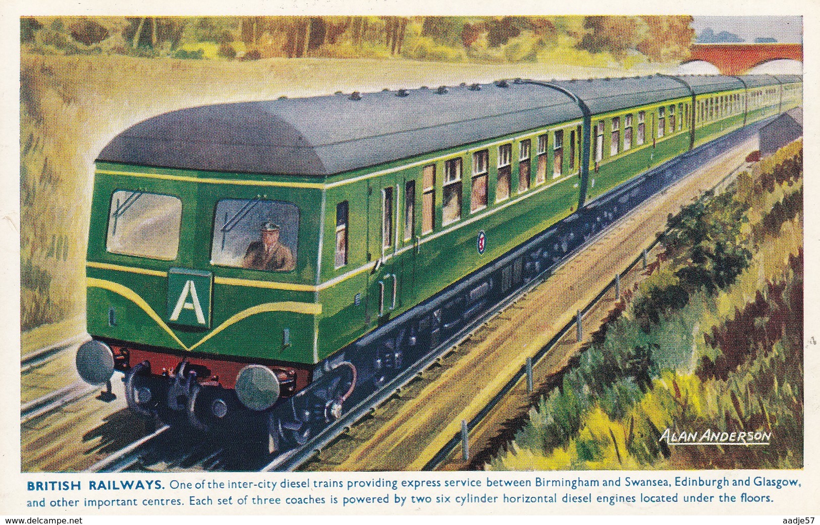 Intercity Diesel British Railways Alan Anderson - Eisenbahnen