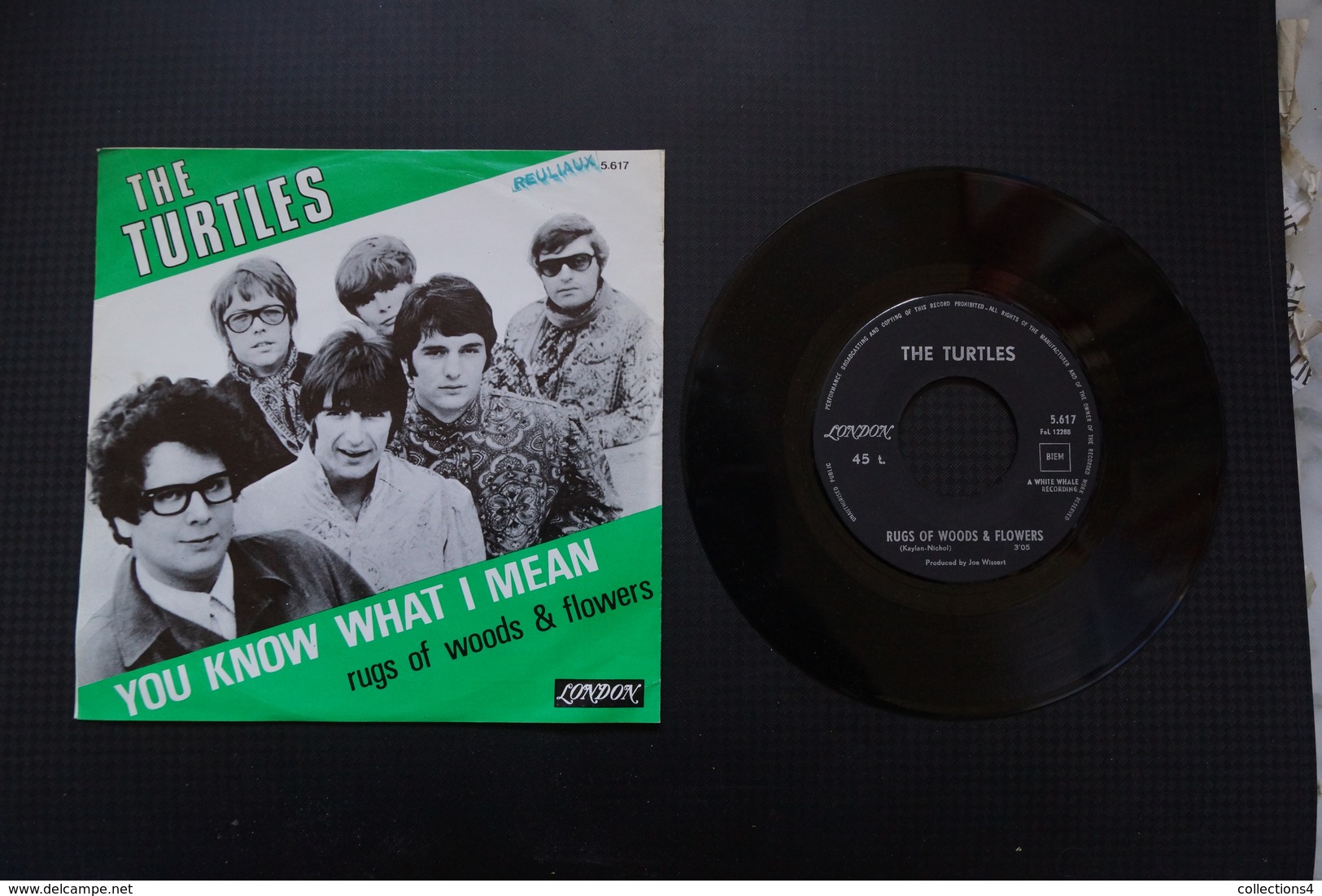 THE TURTLES YOU KNOW WHAT I MEAN RARE SP BELGE 1967 VALEUR + - Rock