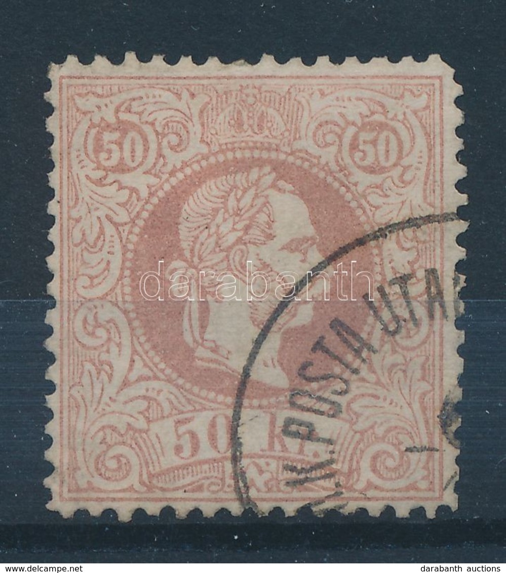 O 1867 50kr Rózsabarna, Postautalvány Részbélyegzéssel (180.000) - Altri & Non Classificati