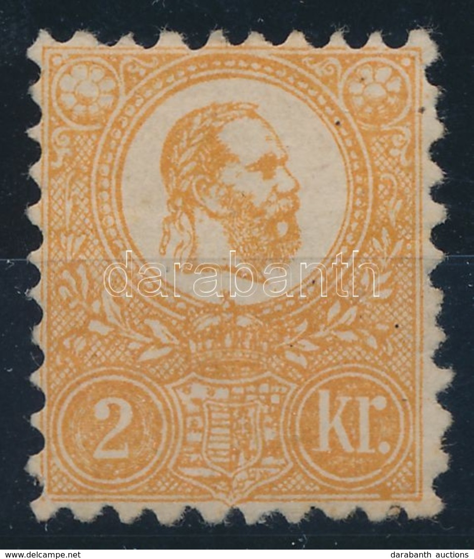 * 1871 Kőnyomat 2kr Eredeti Gumival, Falcos, Jó Minőségű Bélyeg (110.000) / Mi 1a With Original Gum, Hinged, Good Qualit - Andere & Zonder Classificatie