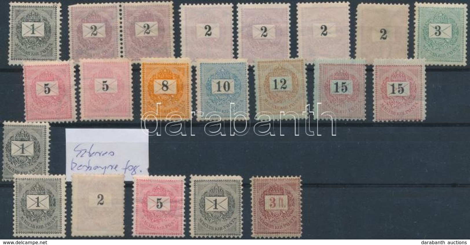 ** * 1888-1889 21 Db Krajcáros, Javarészt Postatiszta Bélyeg (min 60.600) - Other & Unclassified