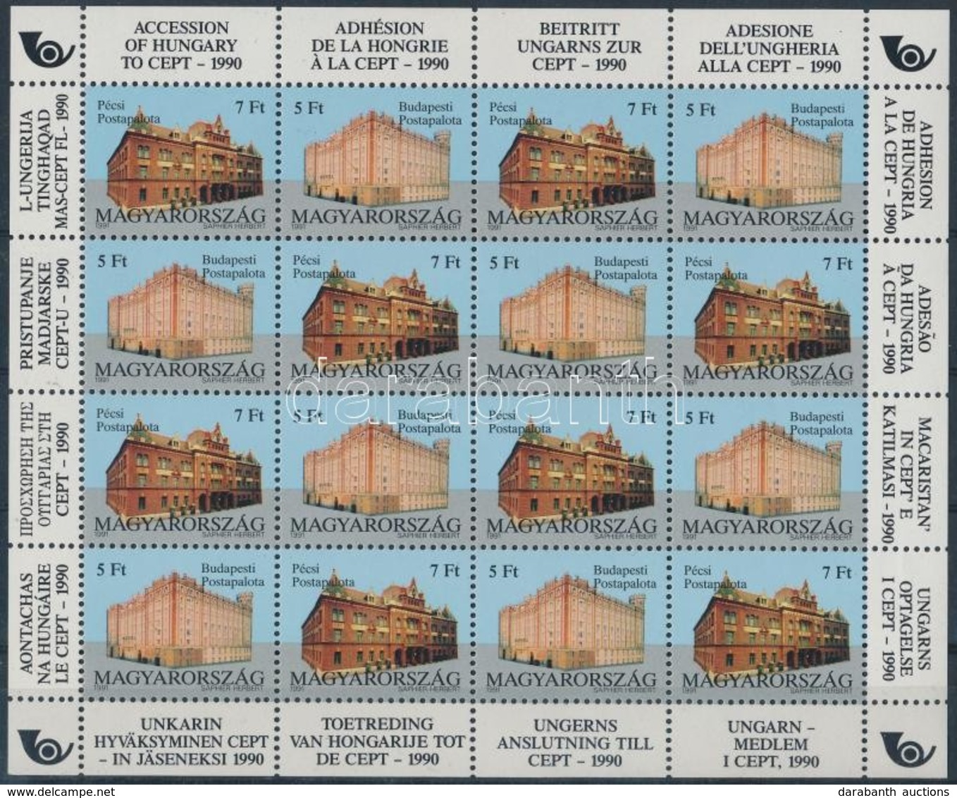 ** 1991 CEPT Teljes ív (20.000) - Sonstige & Ohne Zuordnung