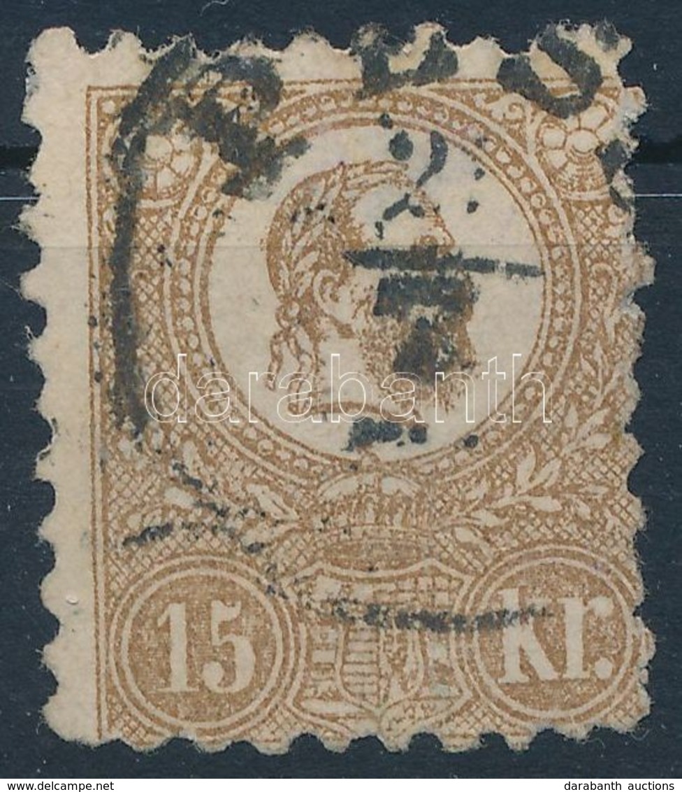 O 1871 Kőnyomat 15kr Másodosztályú Bélyeg (29.000) - Sonstige & Ohne Zuordnung