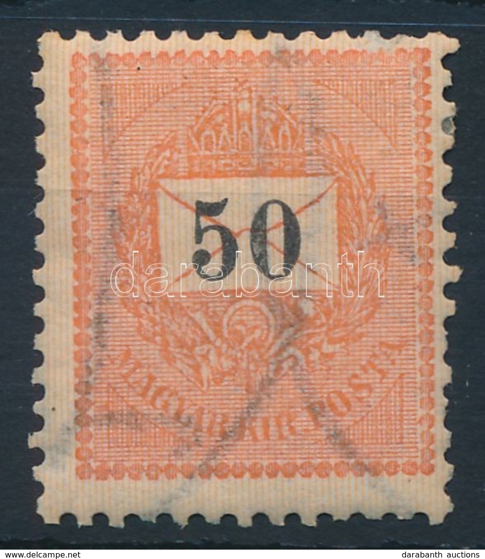 * 1898 50kr (25.000) (foghibák / Perf. Faults) - Other & Unclassified