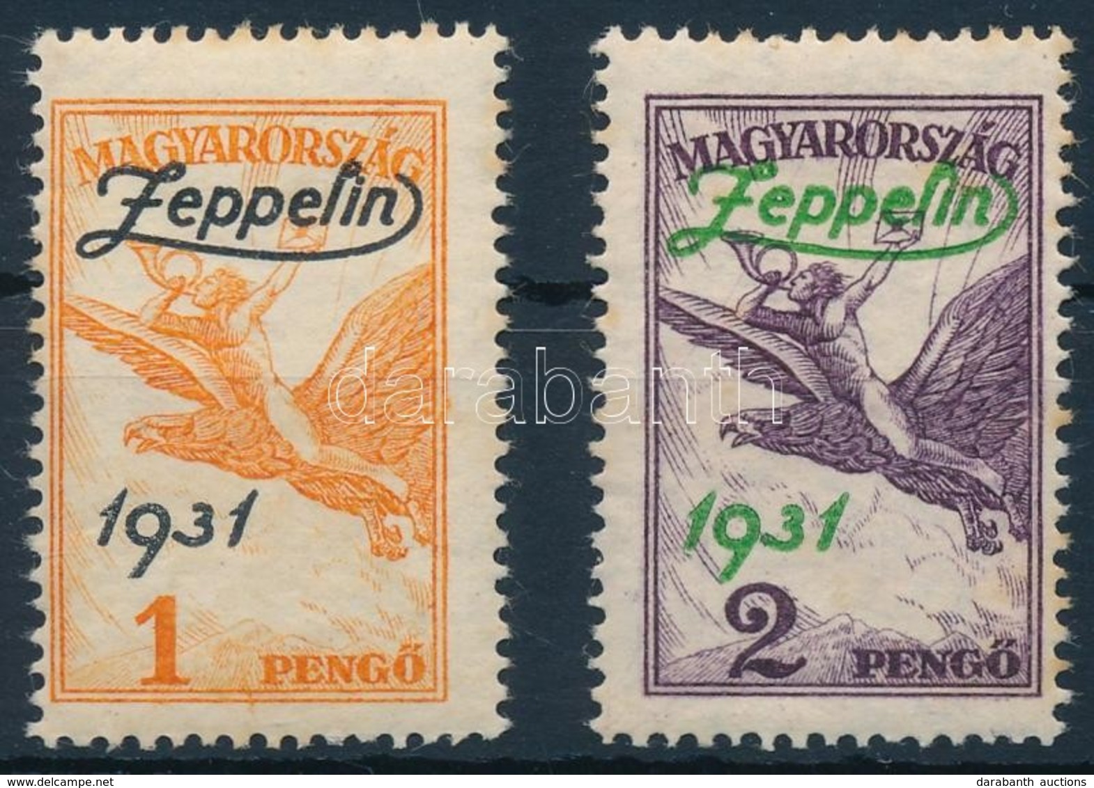 ** 1931 Zeppelin Sor (24.000) (rozsda / Stain) - Other & Unclassified
