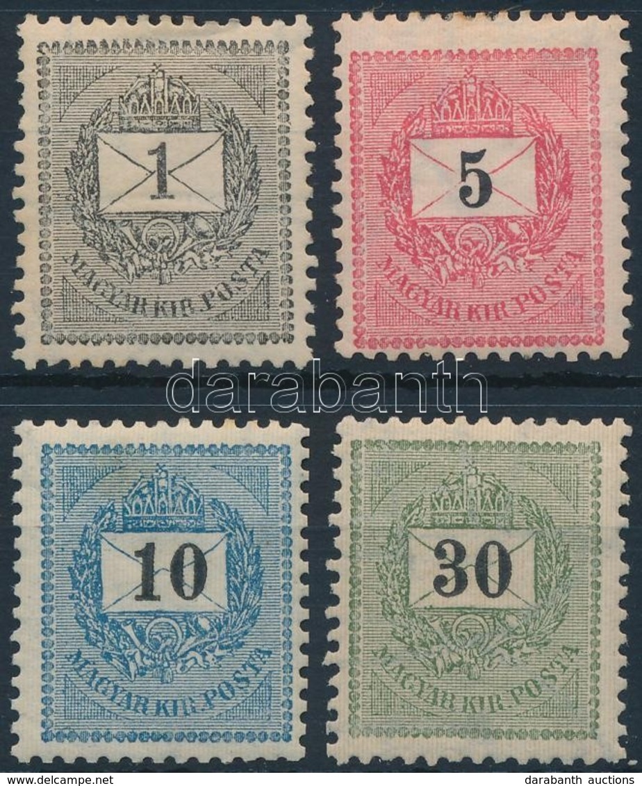 ** 1898 1kr, 5kr, 10kr, 30kr (13.900) - Other & Unclassified