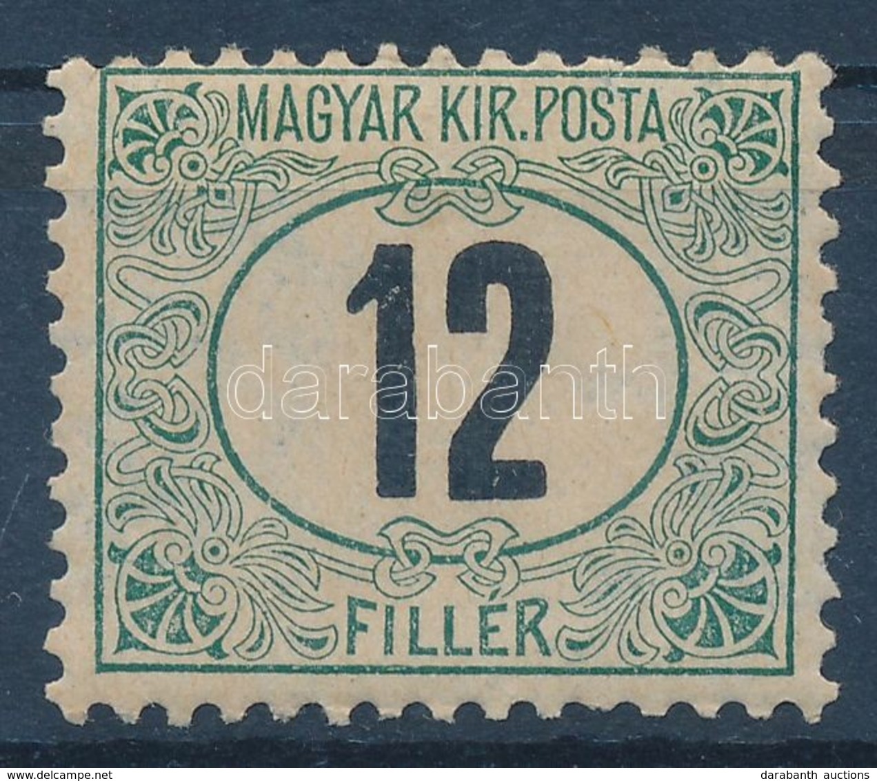 ** 1903 Zöldportó 'A' 12f (16.000) (ráncok / Creases) - Other & Unclassified