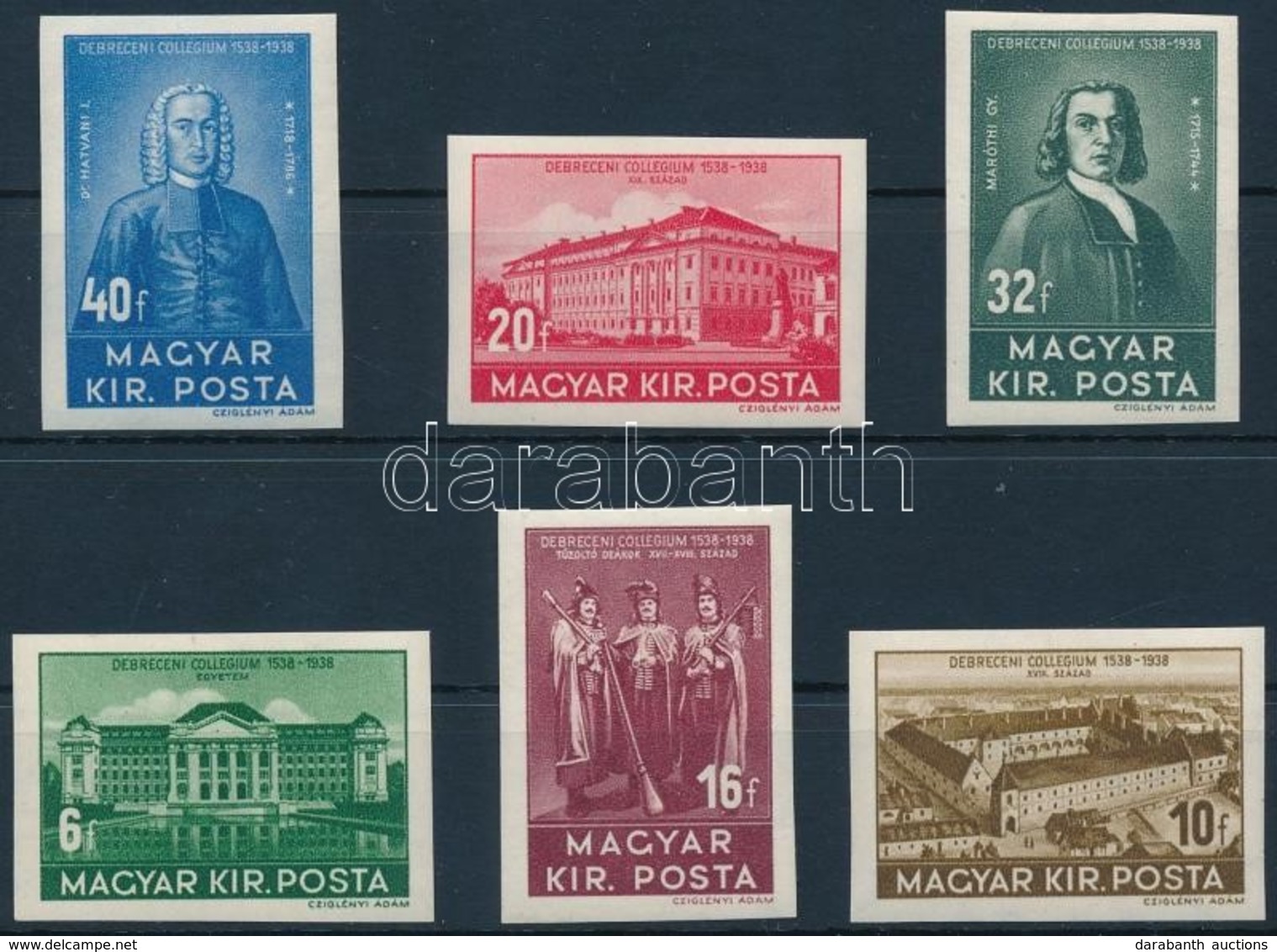 ** 1938 Debrecen Vágott Sor (80.000) - Other & Unclassified