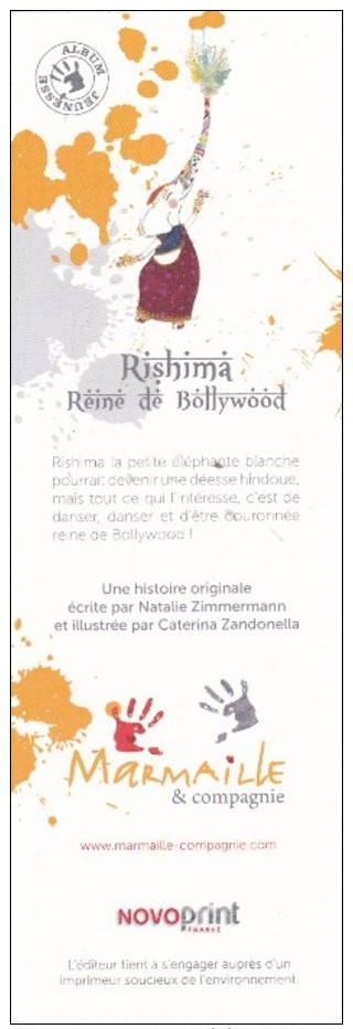 Marque Pages RISHIMA REINE DE BOLLYWOOD - Lesezeichen