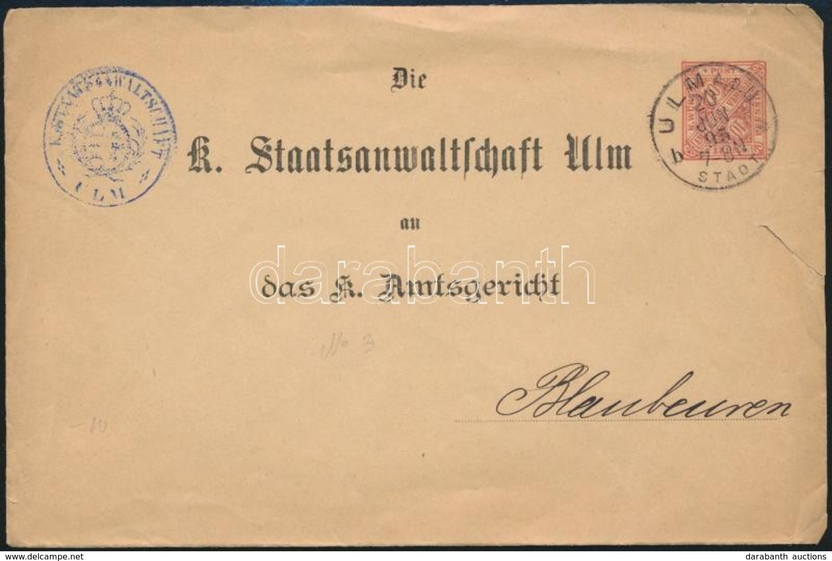 Német államok - Württemberg 1895 - Other & Unclassified