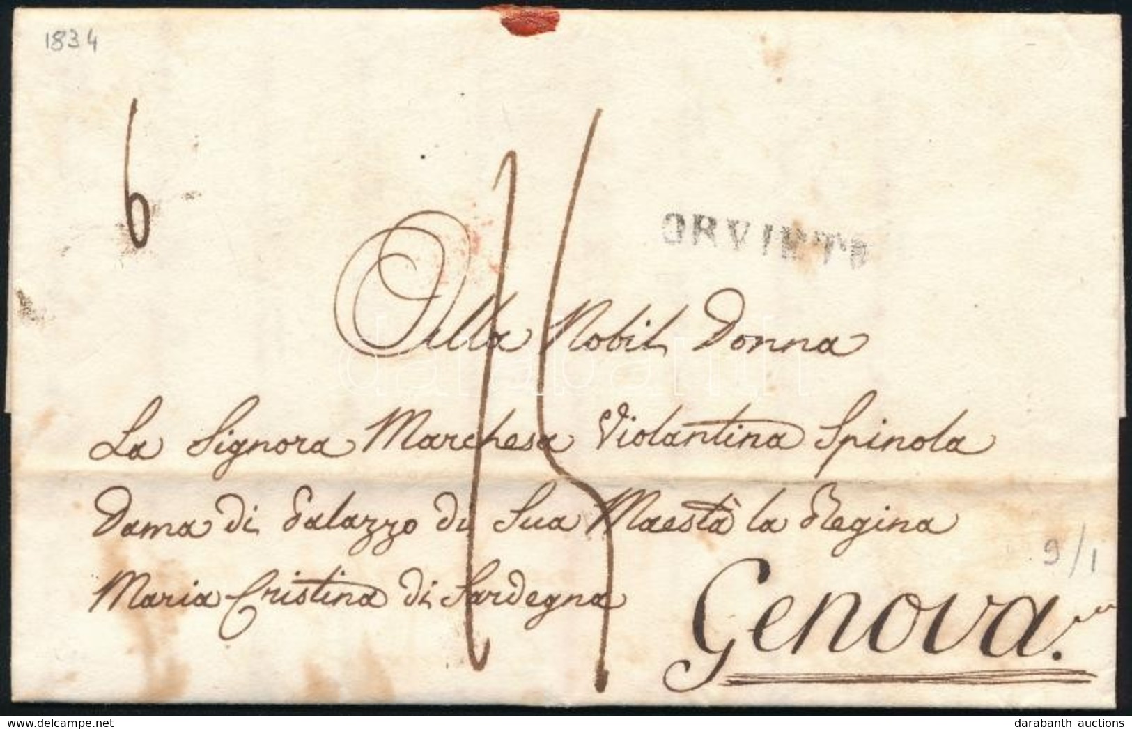 Olaszország 1834 - Sonstige & Ohne Zuordnung