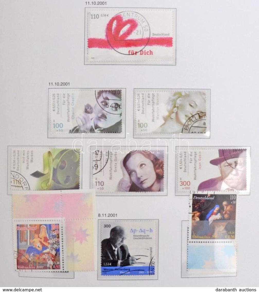 O NSZK Néhány Bélyeg Híján Teljes Gyűjtemény 1990-2006 DAVO Falcmentes Előnyomott Albumban, Tokkal (Mi EUR ~2.000.-) - Sonstige & Ohne Zuordnung