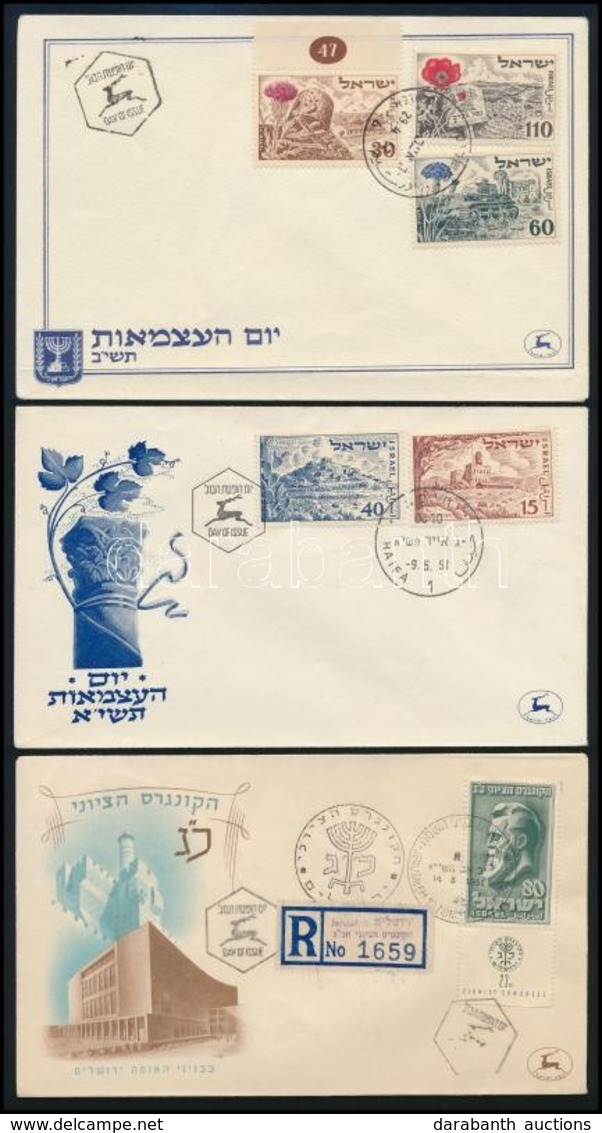 Izrael 21 Db FDC - Sonstige & Ohne Zuordnung