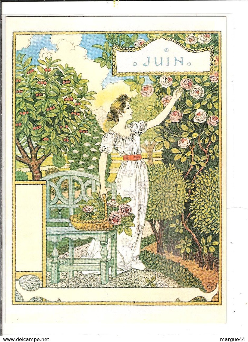 EUGENE GRASSET- LA BELLE JARDINIERE - 1896 - JUIN - Peintures & Tableaux