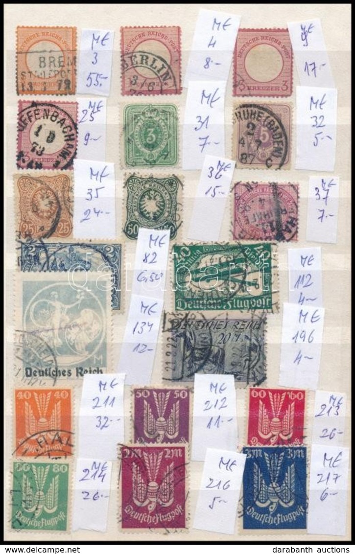 O Deutsches Reich Bélyegek Közepes Berakólapon (Mi EUR 279,50) - Sonstige & Ohne Zuordnung