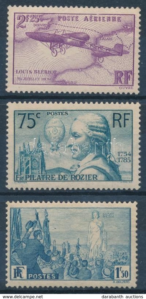 ** Franciaország 1934-1936 Mi 294, Mi 318, Mi 334 (Mi EUR 80,-) - Other & Unclassified