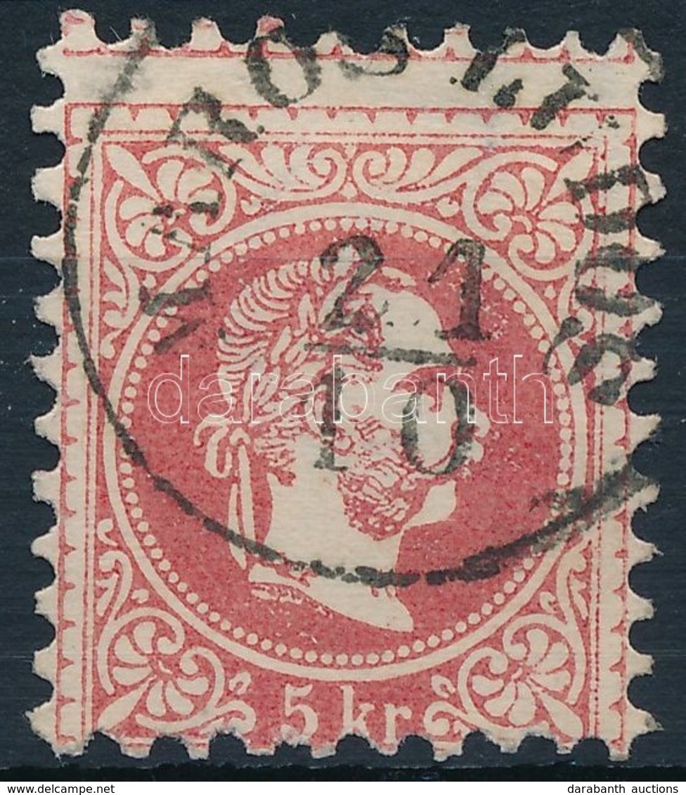 O 1867 5kr Vízjeles Bélyeg ,,MAROS LUDOS' - Other & Unclassified