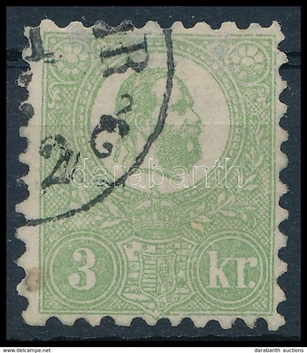 O 1871 Kőnyomat 3kr Jó Minőségű Bélyeg (140.000) (pici Folt / Stain) - Other & Unclassified