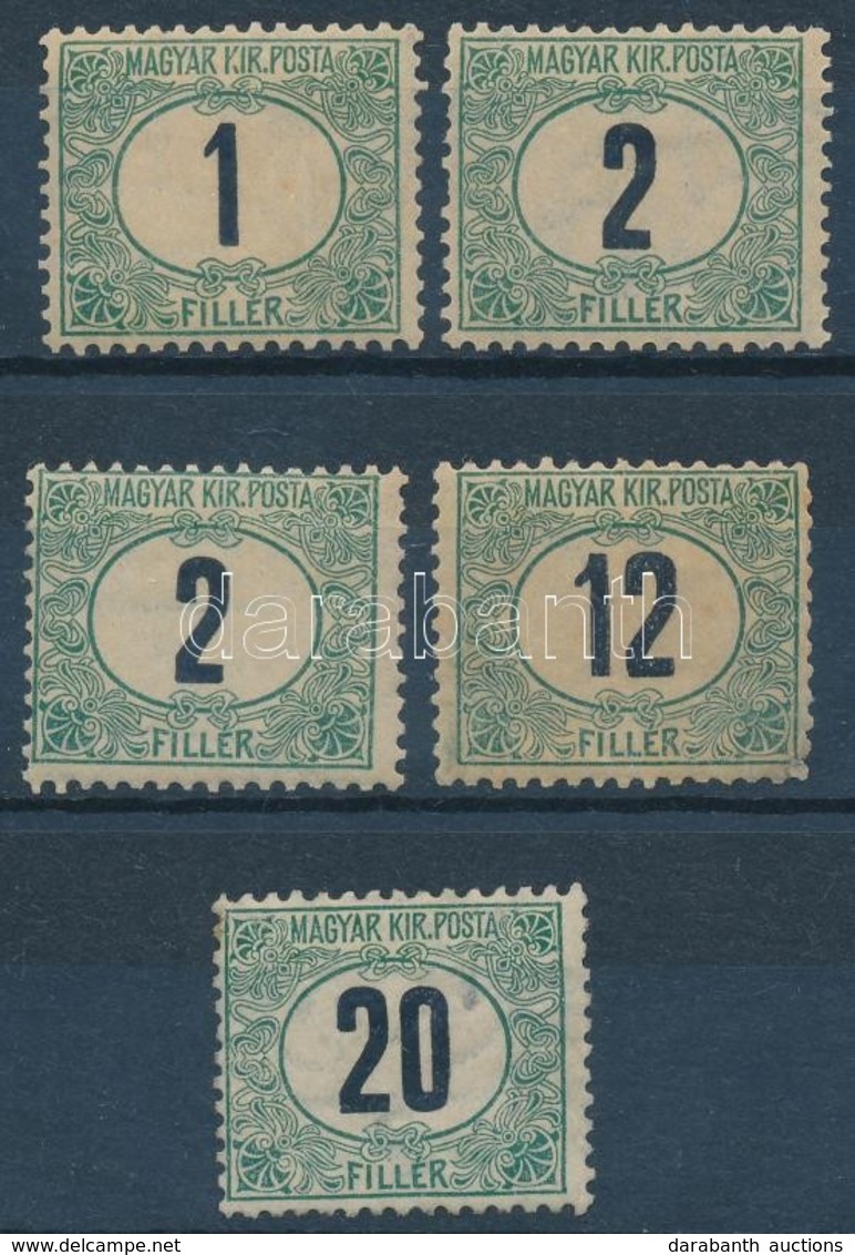 * 1903 Zöldportó 5 Bélyeg - Other & Unclassified