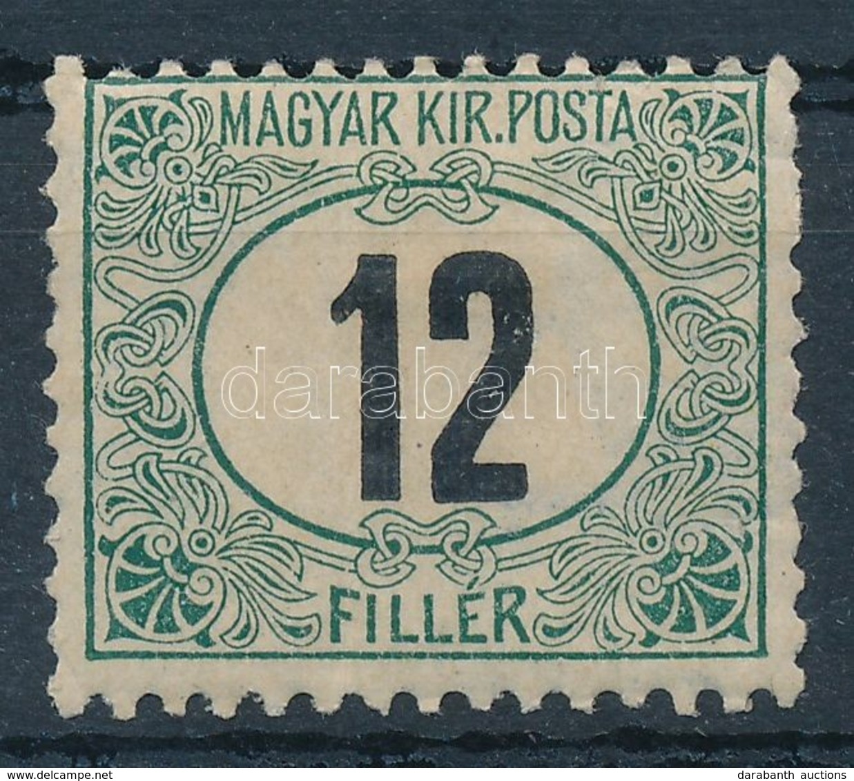 * 1905 Zöldportó 'A' 12f (8.000) (törés / Folded) - Other & Unclassified