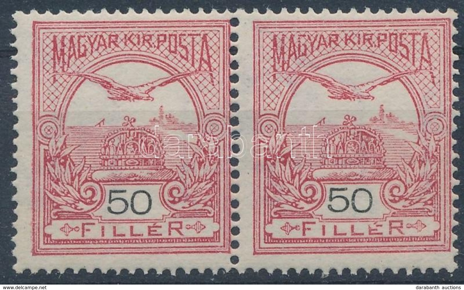 ** 1908 Turul 50f Pár I-II Típusokkal - Other & Unclassified